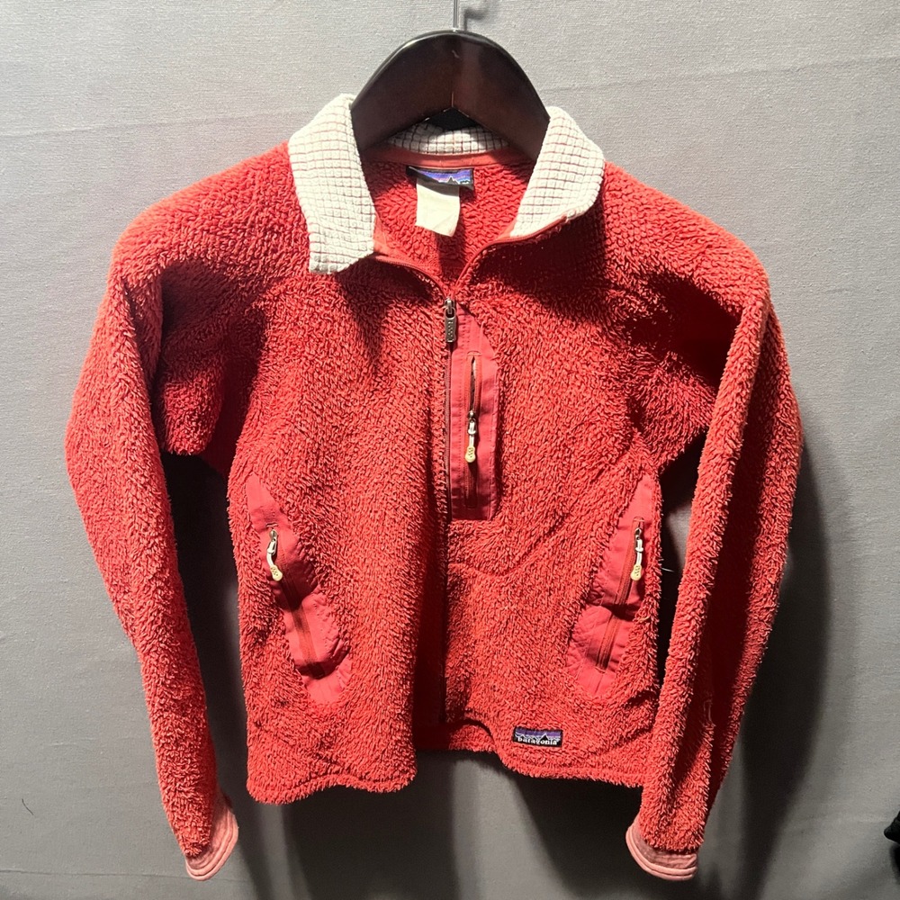 Patagonia R2 Regulator Fleece Jacket Orange Full Zip Womens Medium 25135